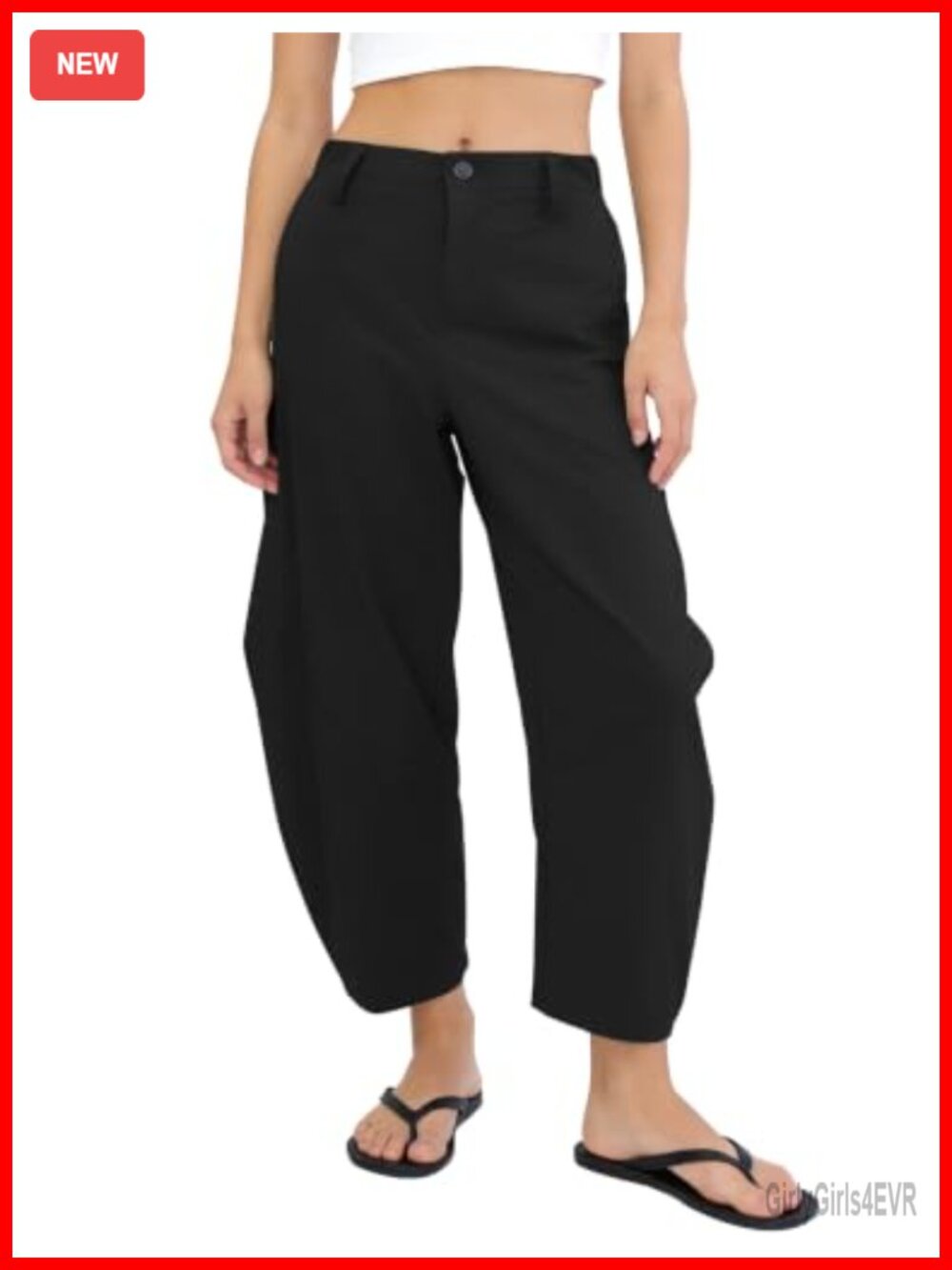 PEHMEA Women's Quick Dry Barrel Jogger Pants Loose Travel Workout Trousers